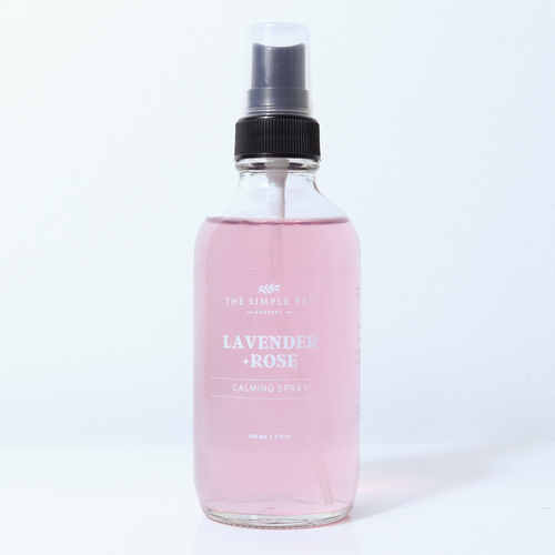 Calming Spray for Dogs and Cats - Lavender Rose Hydrosol 